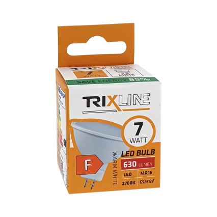 LED-polttimo MR16 GU5,3/7W/12V 2700K