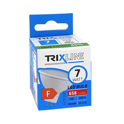 LED-polttimo MR16 GU5,3/7W/12V 6500K