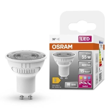 LED-polttimo PAR16 GU10/4,2W/230V 2700/4000/6500K 36° - Osram