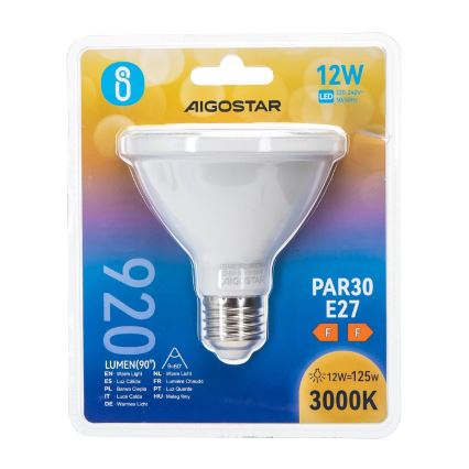 LED-polttimo PAR30 E27/12W/230V 3000K - Aigostar