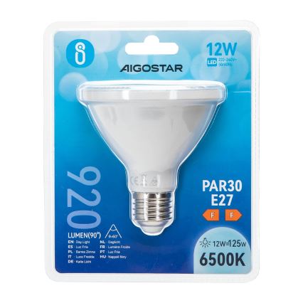 LED-polttimo PAR30 E27/12W/230V 6500K - Aigostar