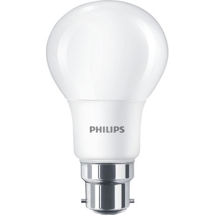 LED-polttimo Philips A60 B22/7,5W/230V 4000K