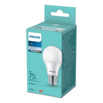 LED-polttimo Philips A60 E27/10W/230V 4000K