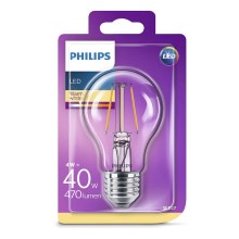 LED-polttimo Philips E27/4W/230V 2700K