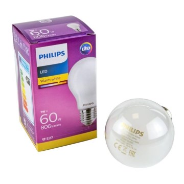 LED polttimo Philips E27/7W/230V 2700K