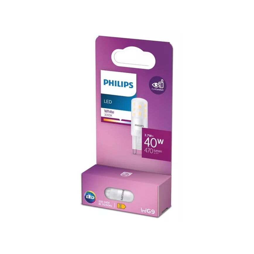 LED-polttimo Philips G9/3,7W/230V 3000K
