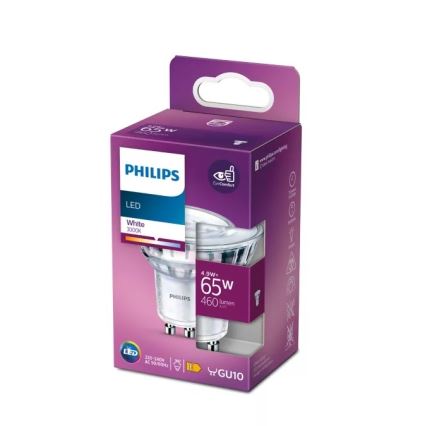 LED-polttimo Philips PAR16 GU10/4,9W/230V 3000K