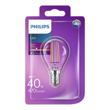 LED-polttimo Philips VINTAGE P45 E14/4W/230V 2700K
