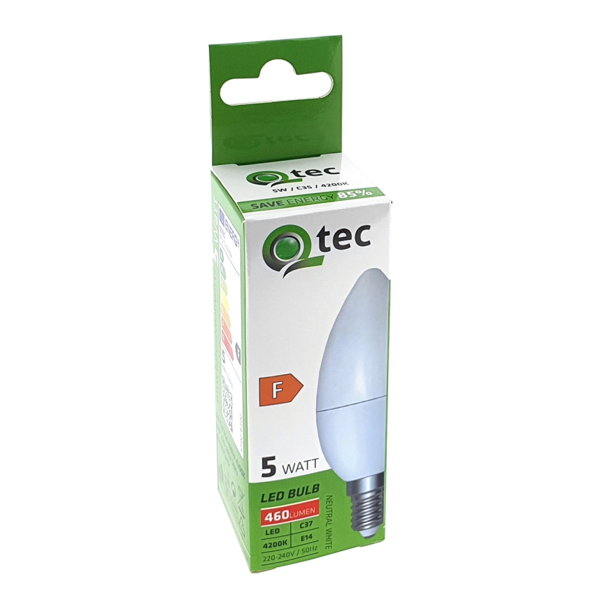 LED-polttimo Qtec C35 E14/5W/230V 4200K