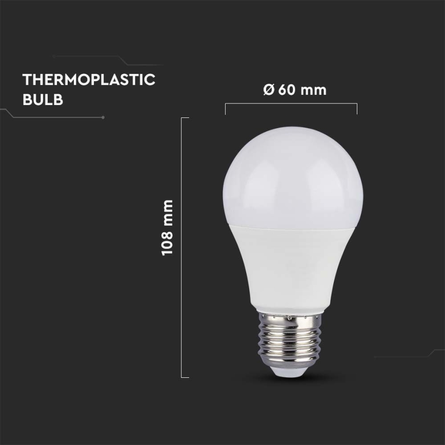 LED-polttimo SAMSUNG CHIP A60 E27/8,5W/230V 3000K