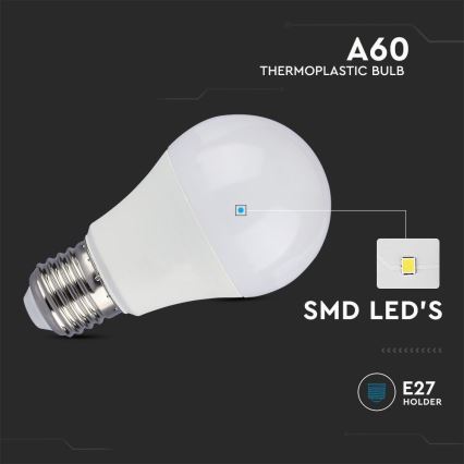 LED-polttimo SAMSUNG CHIP A60 E27/8,5W/230V 4000K