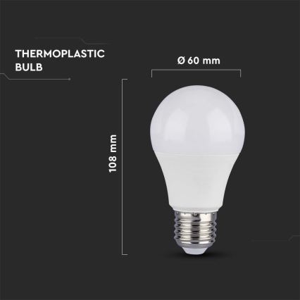 LED-polttimo SAMSUNG CHIP A60 E27/8,5W/230V 6500K