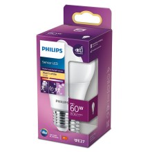 LED Polttimo sensorilla Philips A60 E27/8W/230V 2700K