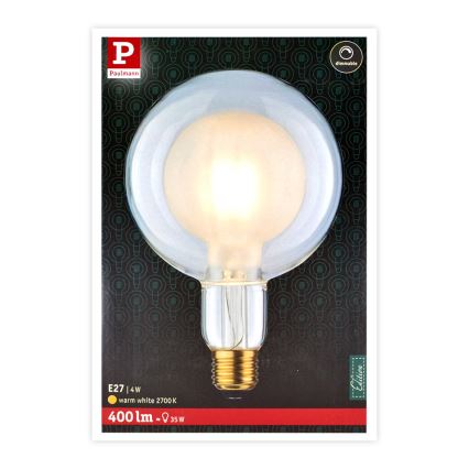 LED-polttimo SHAPE G125 E27/4W/230V 2700K - Paulmann 28764
