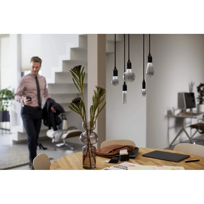 LED-polttimo SMOKY VINTAGE Philips ST64 E27/2,3W/230V 2700K