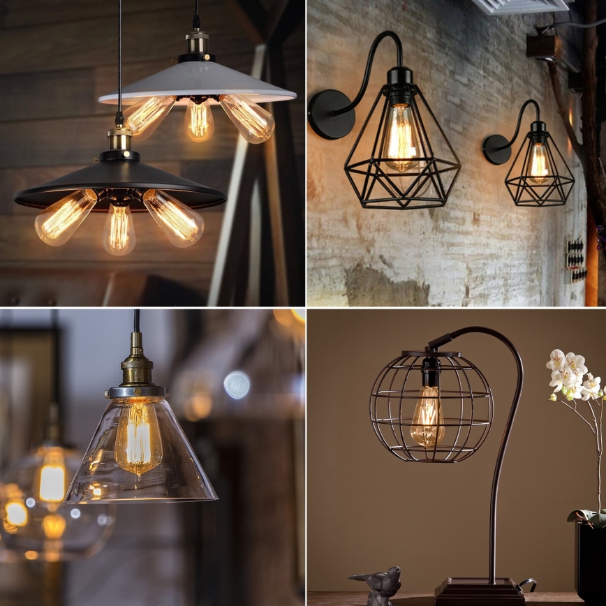 LED Polttimo ST64 E27/4W/230V 2200K - Aigostar