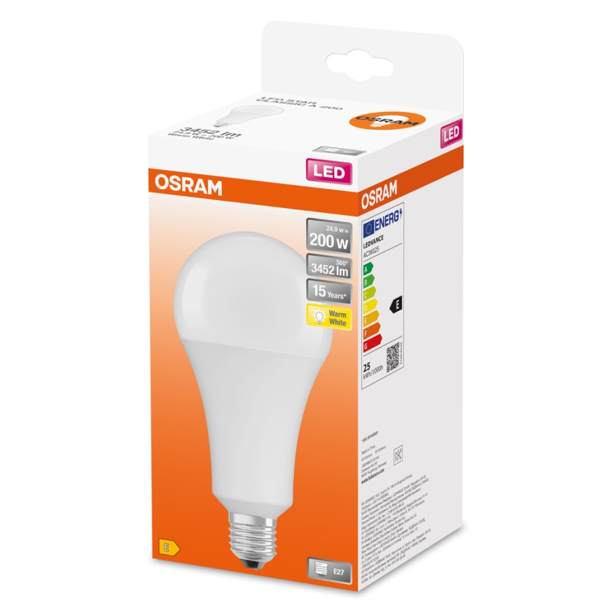 LED-polttimo STAR E27/24,9W/230V 2700K - Osram