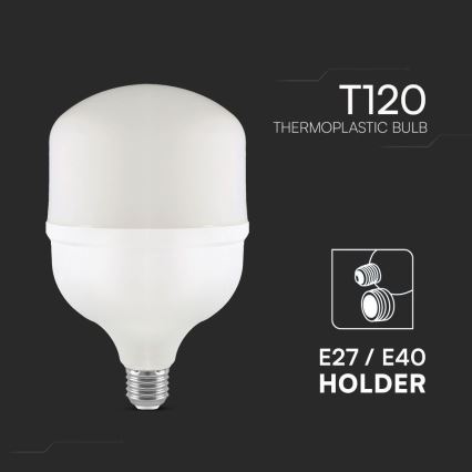 LED-polttimo T120 E27/40W/230V 6500K