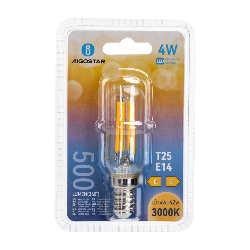 LED-polttimo T25 E14/4W/230V 3000K - Aigostar