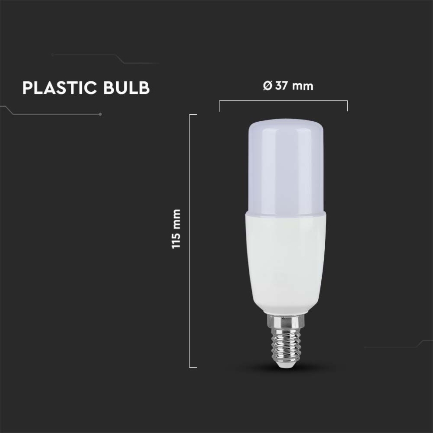 LED-polttimo T37 E14/9W/230V 2700K