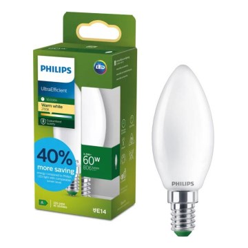 LED-polttimo ULTRAEFFICIENT Philips B35 E14/3,8W/230V 2700K