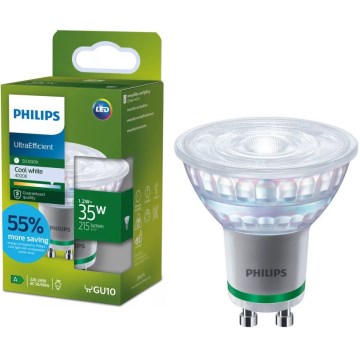 LED-polttimo ULTRAEFFICIENT Philips PAR16 GU10/1,2W/230V 4000K