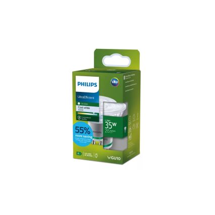 LED-polttimo ULTRAEFFICIENT Philips PAR16 GU10/1,2W/230V 4000K