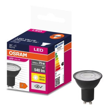 LED Polttimo VALUE PAR16 GU10/6,9W/230V 2700K 36° - Ledvance