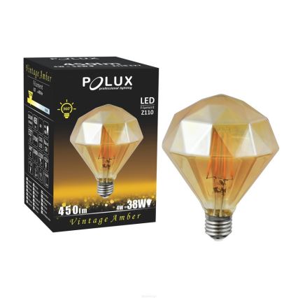 LED-polttimo VINTAGE AMBER E27/4W/230V 2700K