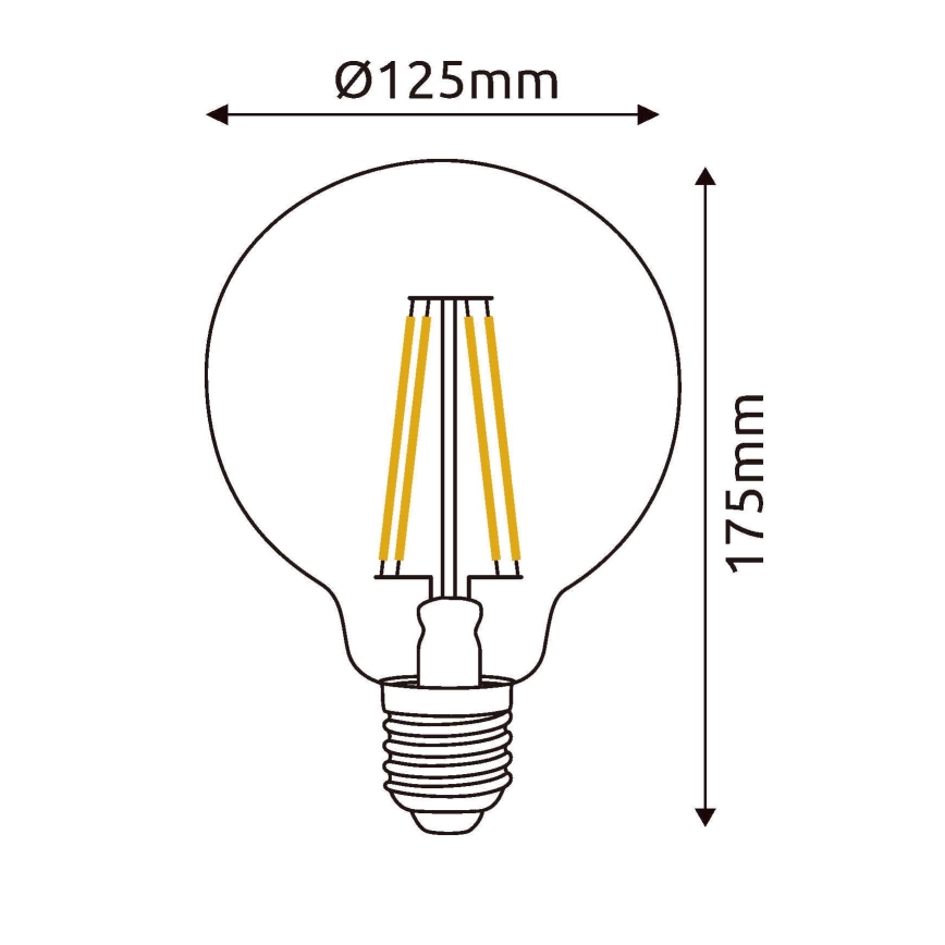 LED-polttimo E27/7W/230V 4000K - Globo