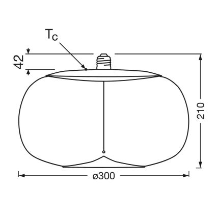 LED-polttimo VINTAGE FILAMENT E27/4W/230V 1800K savu - Osram