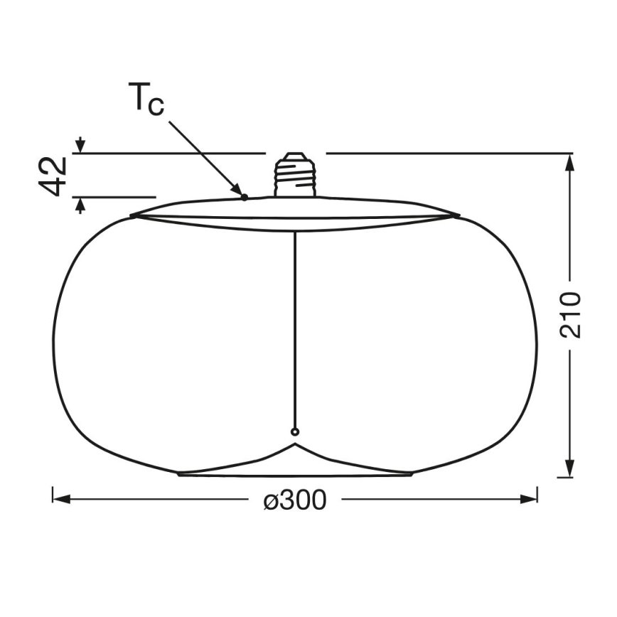 LED-polttimo VINTAGE FILAMENT E27/4W/230V 1800K savu - Osram