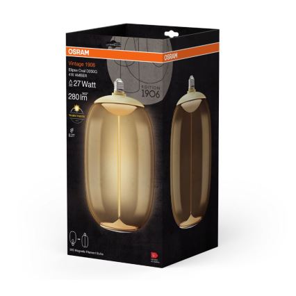 LED-polttimo VINTAGE FILAMENT E27/4W/230V 2700K - Osram