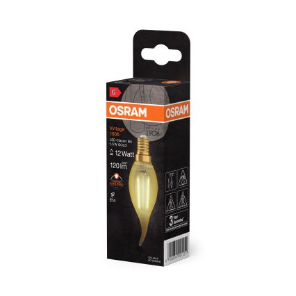 LED-polttimo Vintage-filamentti E14/1,5W/230V 2400K - Osram