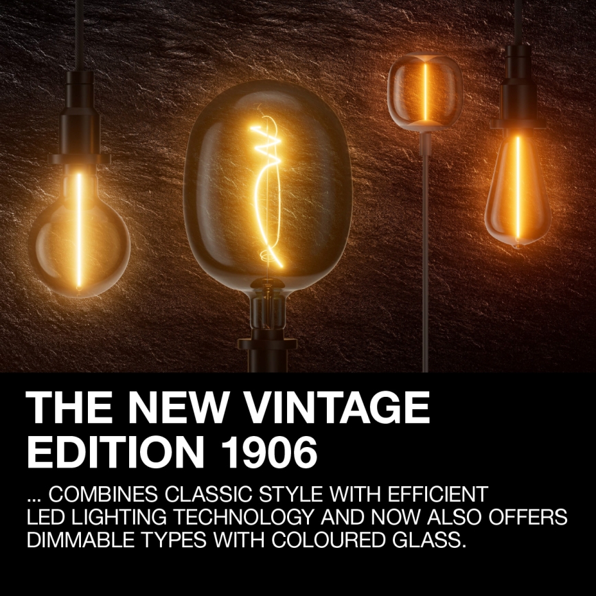 LED-polttimo Vintage-filamentti E14/2,5W/230V 2400K - Osram