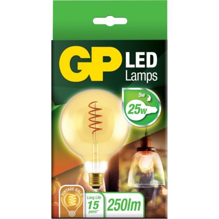 LED-polttimo VINTAGE G125 E27/5W/230V 2000K - GP