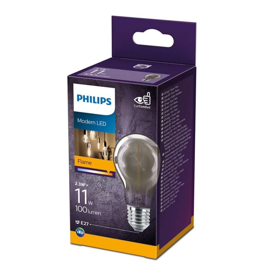 LED-polttimo VINTAGE Philips A60 E27/2,3W/230V 1800K