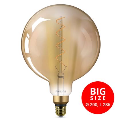 LED-polttimo VINTAGE Philips E27/4,5W/230V 1800K