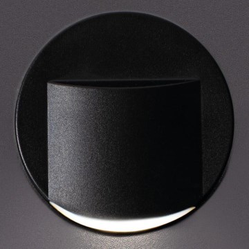 LED-porrasvalaisin ERINUS LED/0,8W/12V 3000K musta