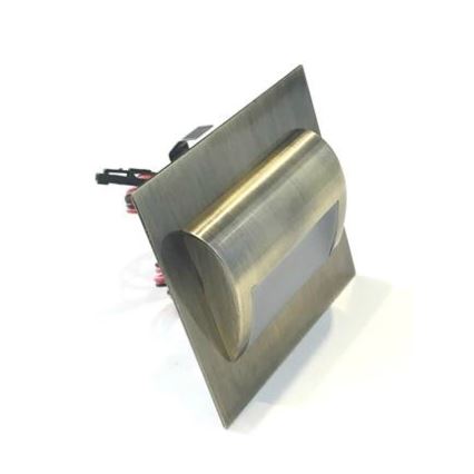 LED-portaikkovalo DECORUS LED/1,2W/12V 3000K messinki