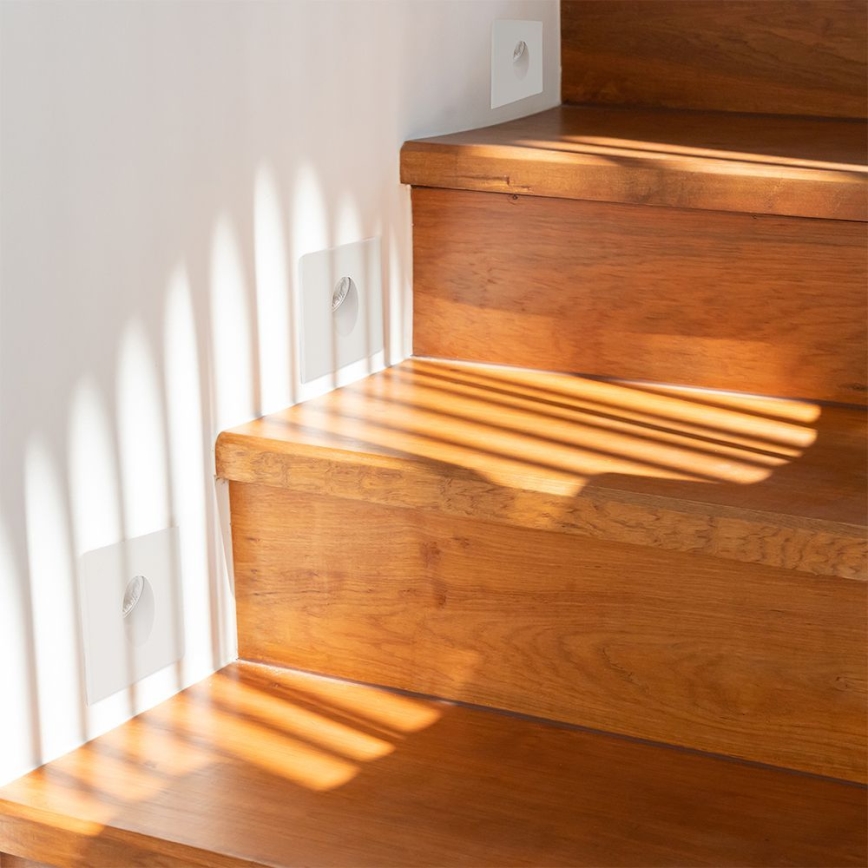 LED Portaikon valo LED/3W/230V 3000K valkoinen