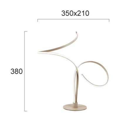 LED-pöytälamppu IVANA LED/5W/230V beige