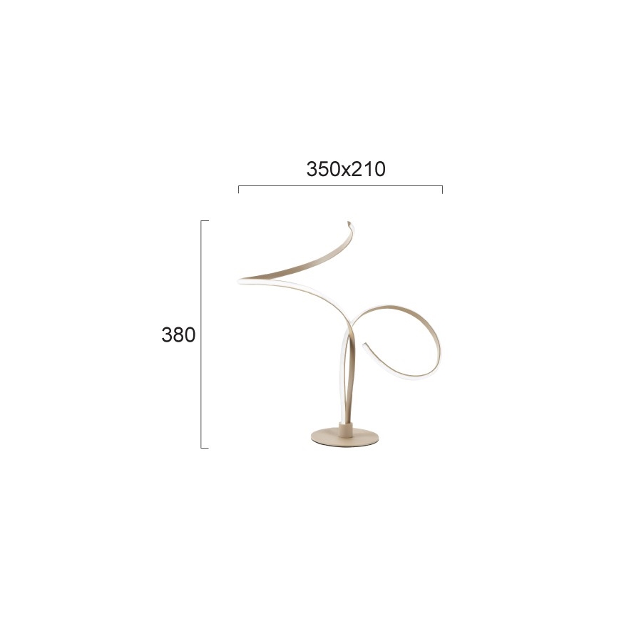 LED-pöytälamppu IVANA LED/5W/230V beige