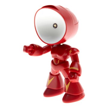 LED-pöytälamppu LED/0,06W/3xLR41 robot punainen