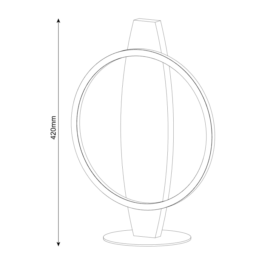 LED-pöytälamppu MELISA LED/10W/230V mänty