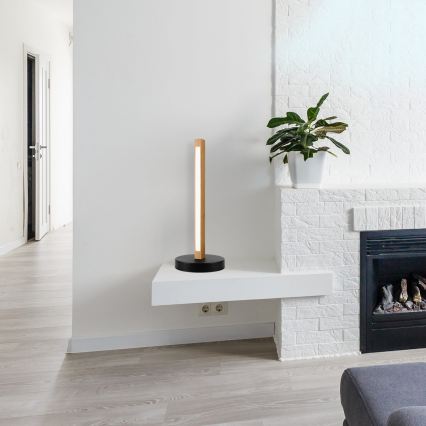 LED Pöytälamppu VERDE LED/10W/230V 3000K tammi/musta