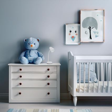 LED-pöytävalaisin CHICO LED/4,5W/230V valkoinen