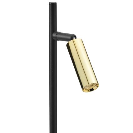 LED Pöytävalaisin LAGOS 1xG9/6W/230V 4000K musta/kulta