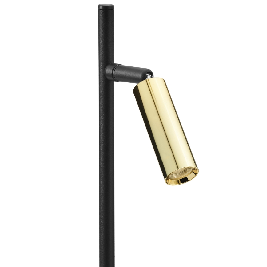 LED Pöytävalaisin LAGOS 1xG9/6W/230V 4000K musta/kulta