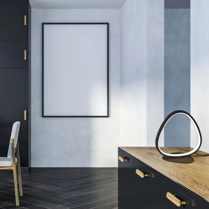 LED-pöytävalaisin PETRA LED/12W/230V 4000K musta